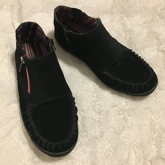 NWOT Grizzleez Black Leather Monk Strap Chukkas - Picture 6 of 15